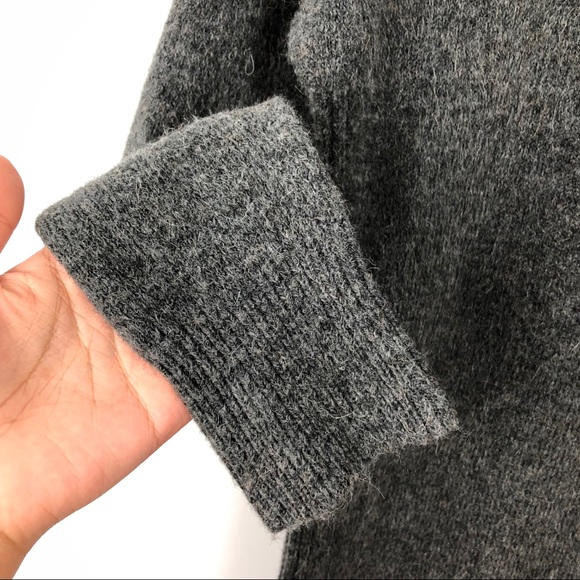 Kaisely l Dark Grey Knit Sweater Dress  S - Picture 5 of 7